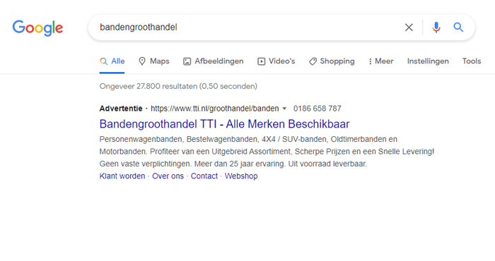 SEA Google Ads tti