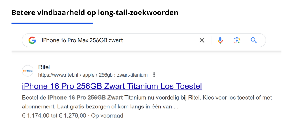 Long-tail-zoekwoorden