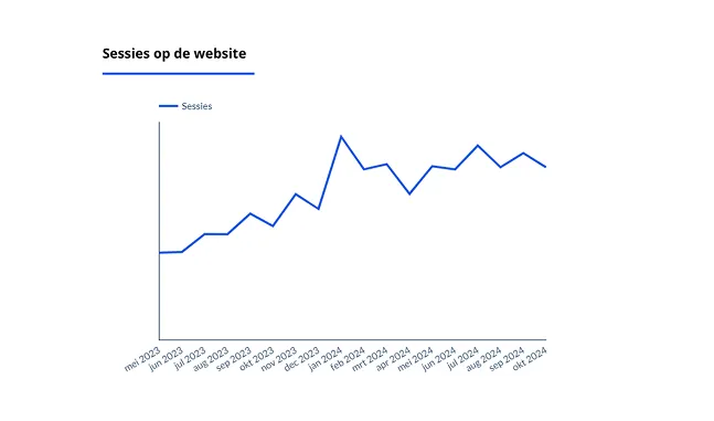 Ivy Digital Marketing webstatistieken sessies
