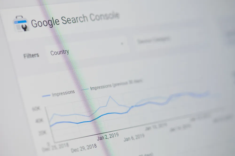 Google Search Console overzicht